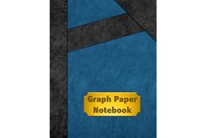 Boxed Phi – Graph Paper Notebook: (Blue) Composition Notebook: 4 x 4 Quad Ruled – 0.25” grid (¼ Inch Squares): Over 100 Pages