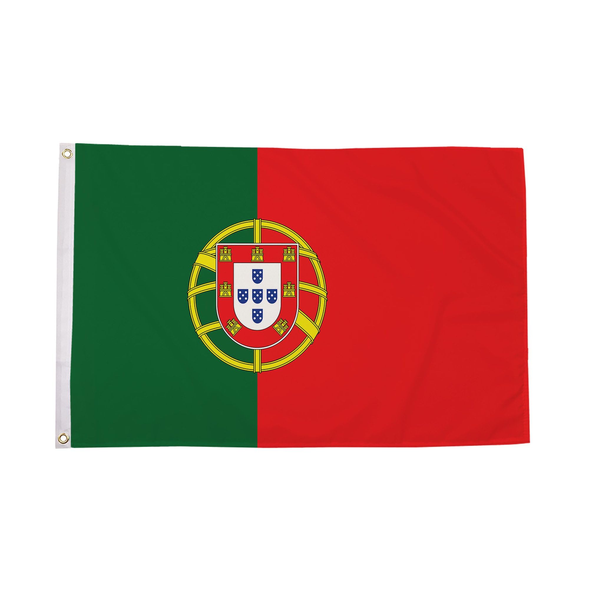 Flagtex Portugal Flag 5ft x 3ft (150cm x 90cm) - Portuguese National Flag for Garden Display, Weather Resistant Polyester Outdoor Flag, European Country Banner — image 1