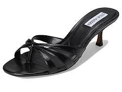 Steve Madden Women's Cary Heeled Sandal, Black