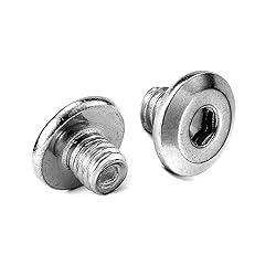 M6 x 6mm 20Pcs Flat Head Hex Socket Cap Screws