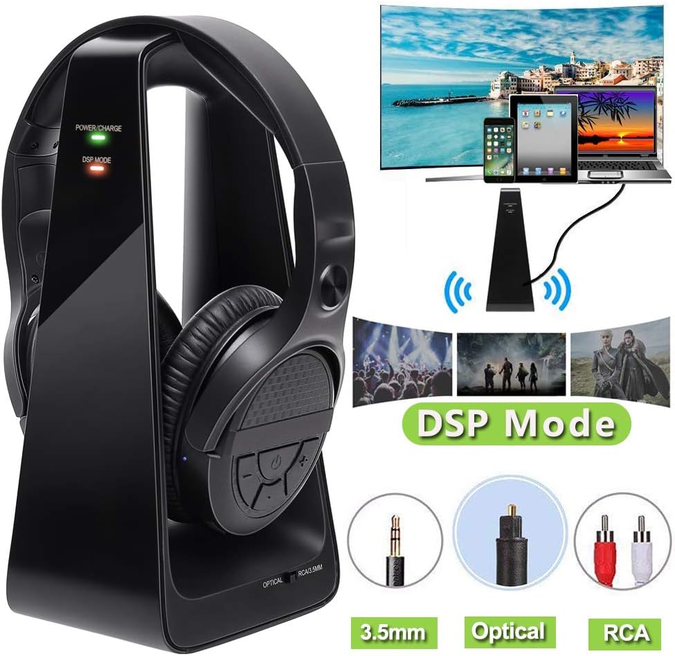 Wireless Headphones For TV Wireless Cordless Headphones Amazon.co.uk