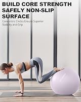 Trideer Exercise Ball Anti-Burst Gym Ball with Pump 45-85 cm 330 lb view 4