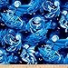 Timeless Treasures Blue Dragons Blue Fabric by The Yard