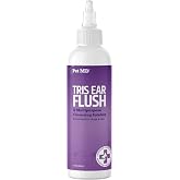 Pet MD Veterinary Tris Flush Cat &amp; Dog Ear Cleaner - Dog Ear Flush - 12oz | Helps Reduce Debris &amp; Build Up to Manage Odor - Non-irritating Multipurpose Formula