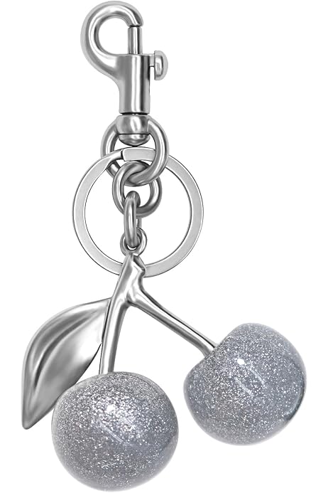 Rikhiua Cherry Keychain Bag Charm – Cute Bow Purse Accessory For Women, Gift For Her