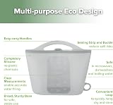 Haakaa Silicone Microwave Steam Sterilizer Bag 1pc Grey view 4