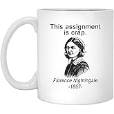 Funny Nursing Student Gift Mug - Florence Nightingale Design, 11oz