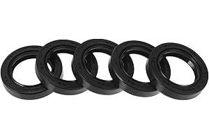 RATCHROLL Oil Seal TC Seal Ring Rotary Shaft Seal 28x42x8mm High Pressure Nitrile Rubber Black 5 Pcs