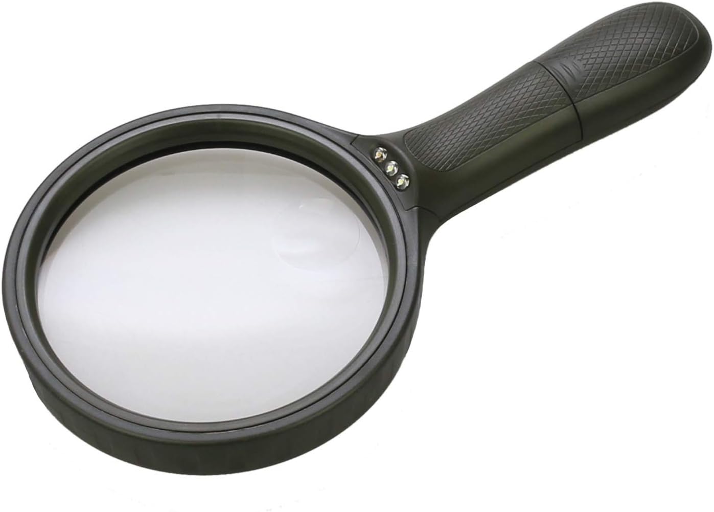 Vranky® Extra Large 5 Inch Magnifying Glass with Light, 2X