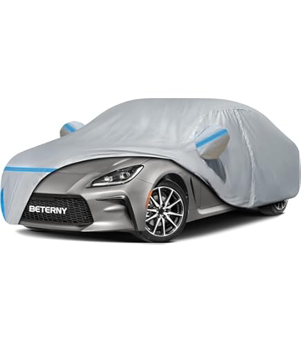 Toyota GR86 Car Cover - Waterproof Outdoor Protection With Door Zipper And Reflective Strips