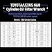 TOPNEW Toyota & Lexus Oil Filter Wrench for Scion, Avalon, Camry, RAV4, Highlander, Sienna, Tundra with 2.5L to 5.7L Engines Oil System Tool