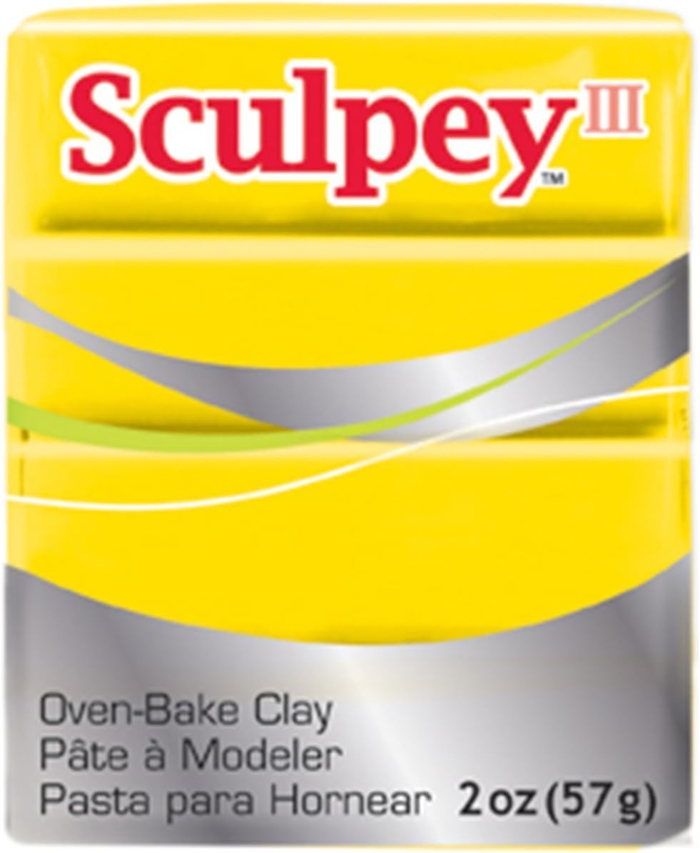 Arts & Crafts - Sculpey Premo Polymer Clay 57g Yellow Hue - Eberhardfaber