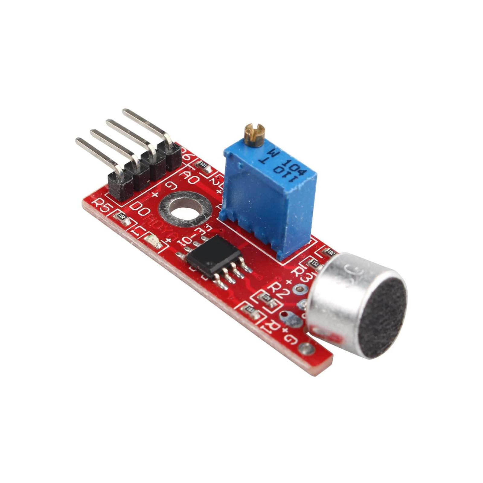 HALJIA High Sensitivity Microphone Sound Voice Detection Sensor Module Compatible with Arduino Raspberry Pi AVR PIC