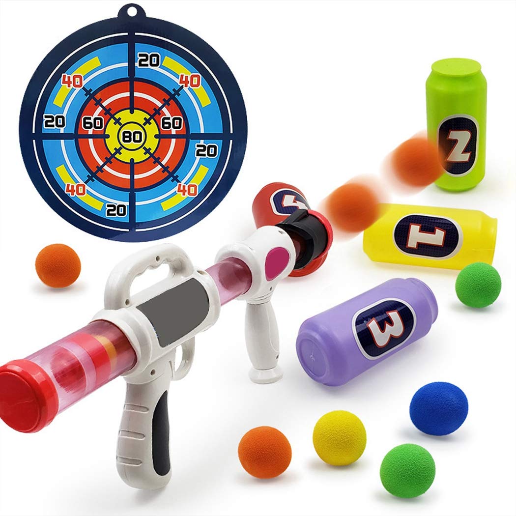 Outgeek Atomic Power Popper Set EVA Foam Ball Launcher Foam Ball