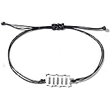 Pingyongchang Angel Number Bracelet 000 111 222 333 444 555 666 777 888 999 Lucky Bracelet Numerology Jewelry for Women Men F