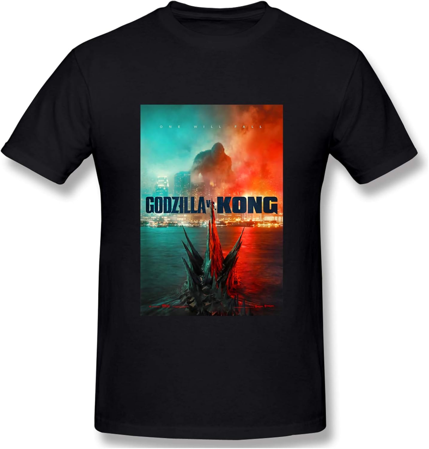 Godzilla Vs. Kong Men's TShirt Original Short Sleeve Tee Comfortable