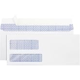 #9 Double Window Security Envelopes, HERKKA No.9 Double Window Business Envelopes Designed for Quickbooks Invoices and Business Statements - Number 9 Size 3 7/8 Inch X 8 7/8 Inch - 24 LB - 500 Pack