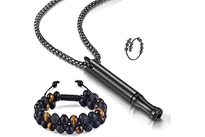 KSBWR Mindful Breathing Necklace for Anxiety Stress Relief for Habitual Breath Meditation and Anxiety Relief Breathing Love FrequencyTool Tuning to Promote Calm Mindfulness Relaxation Necklace (Black)