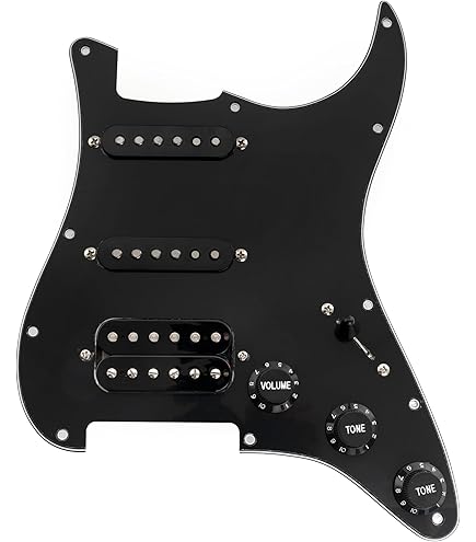 Battipenna Precablato Set Di Pickguard Prewakato Caricato SSH. Alnico Dual Rail Humbucker Per Stratocaster Electric Guitar - Foto 10