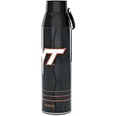 Tervis Venture Water Bottle Virginia Tech Hokies - Full Speed Triple Insulated Tumbler Travel Cup Keeps Drinks Cold & Hot, 26oz, Stainless Steel