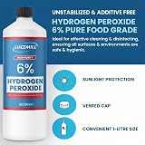Lucemill Hydrogen Peroxide 6% Food Grade 1 Litre Liquid Unstabilised view 2