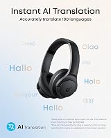 soundcore Q20i Headphones ANC Wireless Over-Ear Bluetooth 40H Hi-Res Bass App view 5