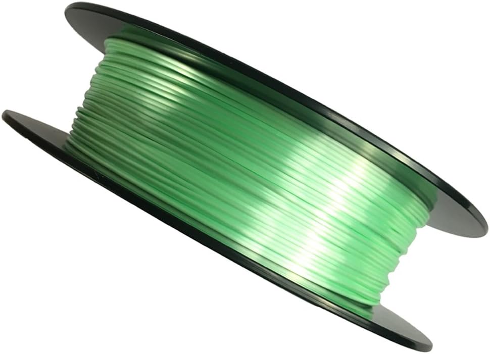 Silk PLA 1.75 mm 3D Printer Filament Silk Green 0.5 KG Spools Light Green Silk feeling Filament,3D Printing Materials