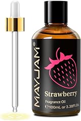 MAYJAM Strawberry Fragrance Oil 100ML with Glass Dropper Diffuser Oil
