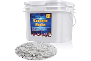 YHASPACE 8 LBS 1/4" X1/2" Rock Tumbling Ceramic Filler Media Non-Abrasive Ceramic Pellets for All Type Tumblers