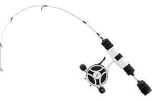 13 Fishing V3IFF-27L-TS-RH: Freefall Ghost/Fate V3 Ice Combo 27" L (Light) - Tickle Stick Tip with Tennessee Handle and Evolv