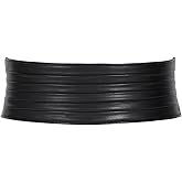 SANSTHS Women Wide Elastic Belts for Dresses Vintage Fashion Stretchy Waist Belts Ladies Cinch Belts Leather Waistband