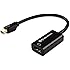 Cable Matters Mini DisplayPort (Thunderbolt&trade; 2 Port Compatible) to HDMI Male to Female Adapter in Black