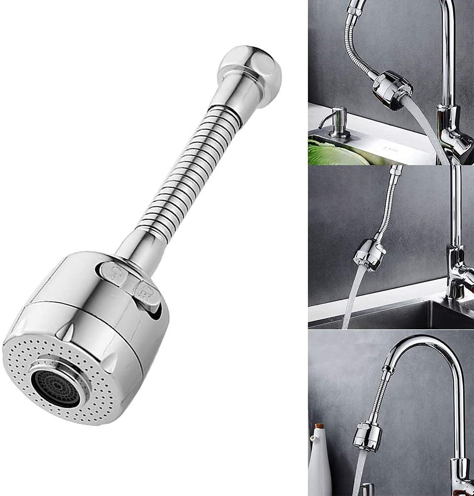 Moveable Kitchen Faucet Aerator Sink Tap 360˚ Swivel Faucet Sprayer