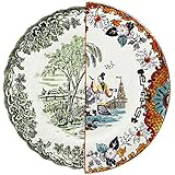 Seletti Hybrid-Ipazia Porcelain Flat Plate Diameter 27.5 cm