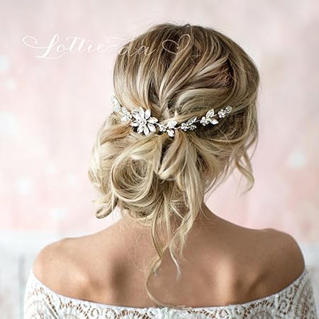jovono Hochzeit Haarband Brautschmuck Head Accessoires Haar Vines für Frauen und Mädchen