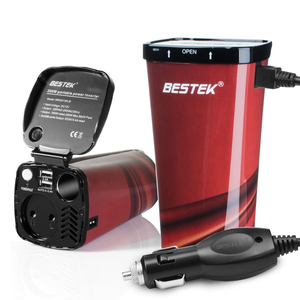 Inversor De Corriente W V A V Para Coche Cargador De Energía