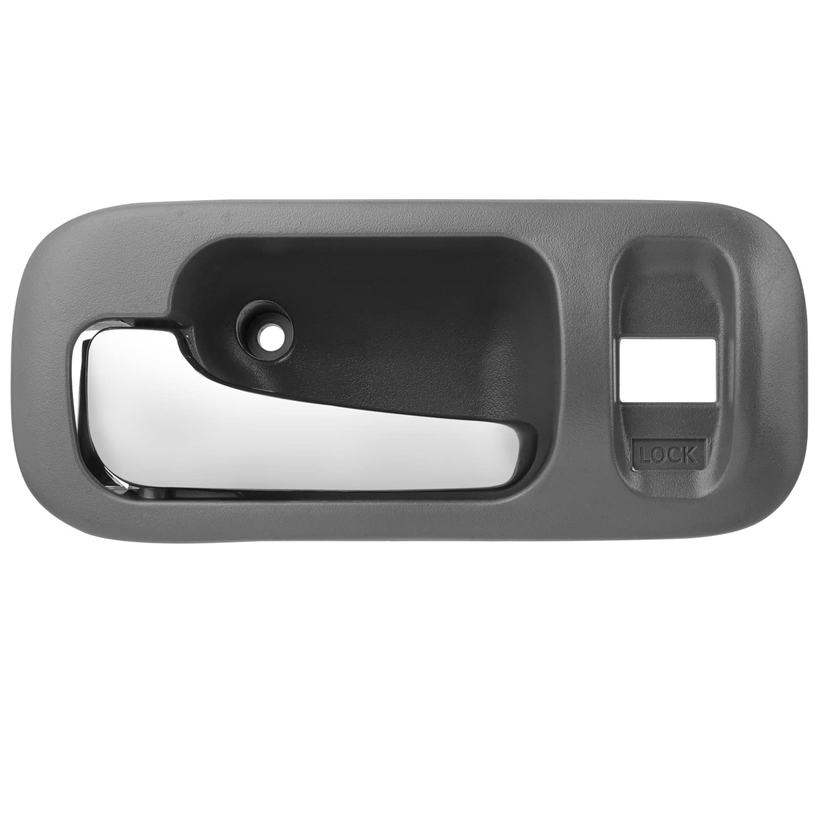Photo 1 of Lcyolada 82216 Front Driver Side Interior Door Handle for Honda CR-V 1997 1998 1999 2000 2001,Replaces 72164-S10-A11ZA, Gray Housing with Chrome Lever