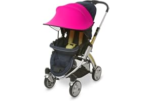 Manito Sun Shade for Strollers and Car Seats (Magenta) UPF 50+