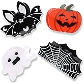 Halloween Hair Clips for Women Girls Cute Bat Spider Web Hair Claw Clips Strong Hold Non Slip Pumpkin Ghost Hair Clip Hair Grips Halloween Gifts Hair Accessories 4PCS