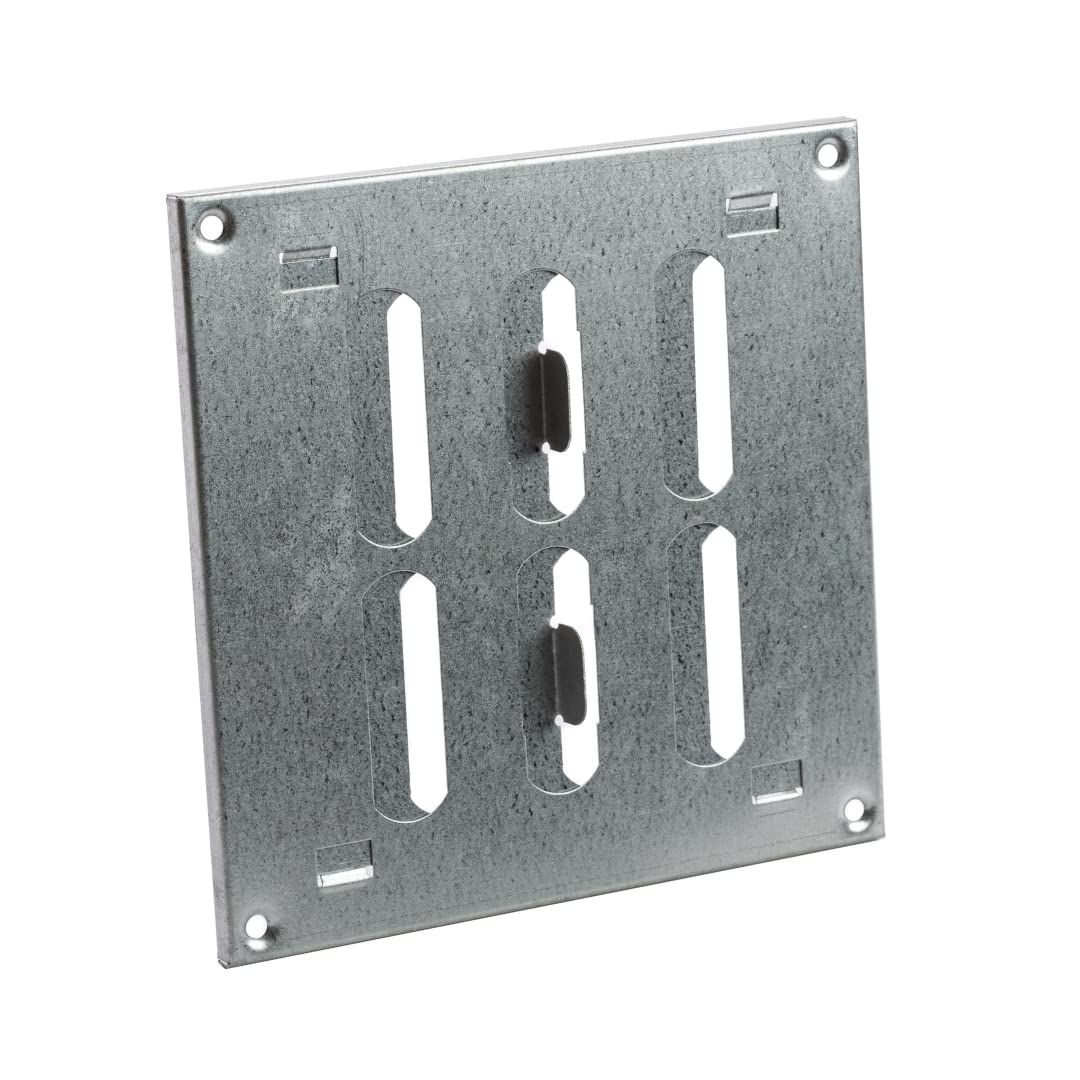 150x150 mm (6x6") Sliding Grille Made of Sheet Steel, galvanised Ventilation Grille
