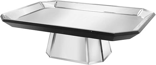 Amazon Com American Atelier 1184399 Square Mirror Glass Pedestal