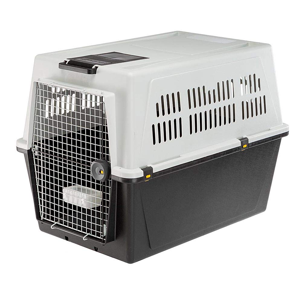 Dog Travel Kennel, Pet Kennel, Dog Crate Atlas 70 Professional, Safety Closing System, Aeration Grids, 68,5 X 101 X H 75,5 Cm.