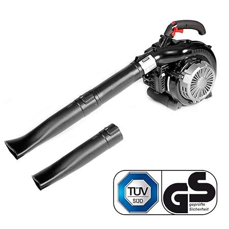 BRAST Benzin Laubbläser 1,0kW(1,36PS) Schultergurt Anti-Vibration 2in1 Tüv Geprüft