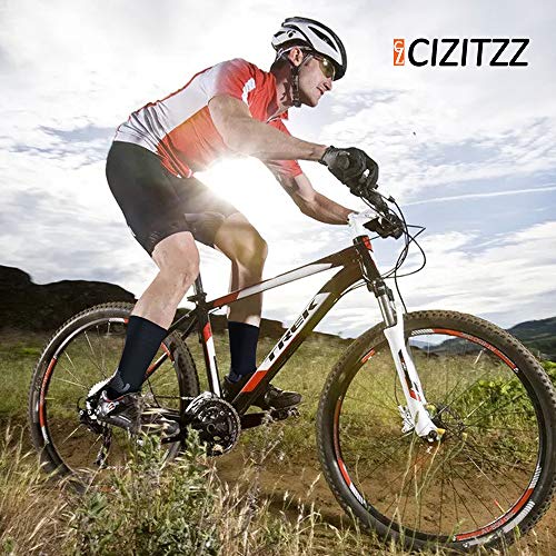 CIZITZZ Plantar Fasciitis Sock,Ankle Compression Socks with Arch Support,Athletic And Running Sports Fun,15-20 mmhg-Men & Women 1 Pair,Purple,S/M