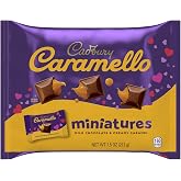 Cadbury, Caramello Miniatures Candy - Milk Chocolate &amp; Creamy Caramel, 7.5 Ounce