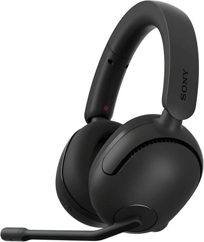 Sony inzone h5 - fone de ouvido para jogos sem fio, som espacial 360 para jogos, assento confortável, bateria de 28 horas, baixa latência, microfone compatível com ai, pc e ps5, colorido