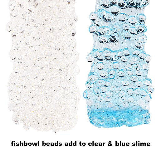Brodi Fishbowl Beads for Crunchy Slime, 3 Pack Clear Plastic Vase Filler Beads for Homemade Slime, 7mm/0.28 inch Clear Fishbowl Beads for Slime DIY Craft ((180g/6.35 Ounces) - Thumbnail 3