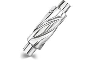 Peastorm Glasspack 2.25 Inch Muffler Exhaust Pipe, Universal Performance Resonator Dual Loud Exhaust Tip 2.25 Inch Inlet for 