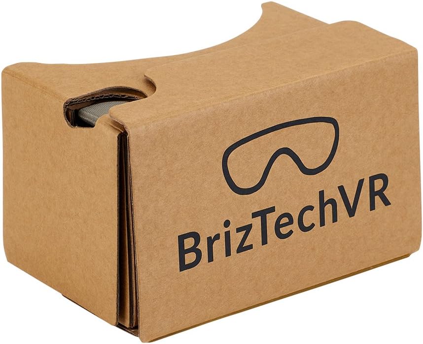 Google Cardboard v2.0 Virtual Reality Headset - Featuring Capacitive Touch Button Compatible With iPhone and Android