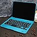 iPad Mini Keyboard Case, BoriYuan Bluetooth Wireless Keyboard Folio Flip Smart Cover for Apple iPad Mini 3/ iPad Mini 2/ iPad Mini 1 with Folding Stand and Auto Sleep/Wake Function, Blue